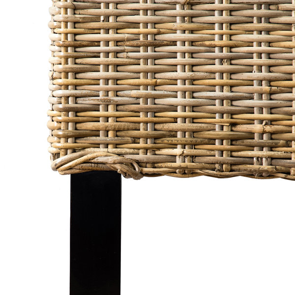 Beachcrest Home Neal Rattan Headboard & Reviews Wayfair